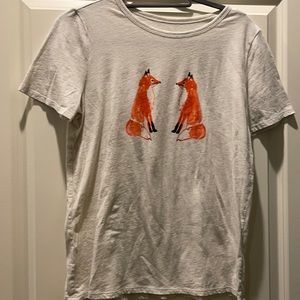 COPY - Loft fox tshirt size medium
